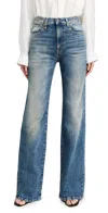 R13 Jane Straight Leg In Kelly Stretch