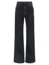 R13 Belt Loop Jeans In Black
