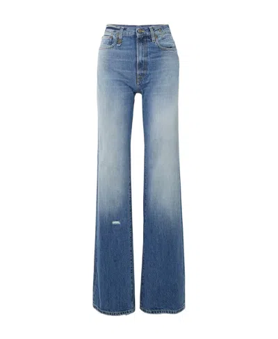 R13 Jane Straight-leg Jeans In Blue