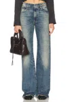 R13 Jane Straight Leg In Kelly Stretch
