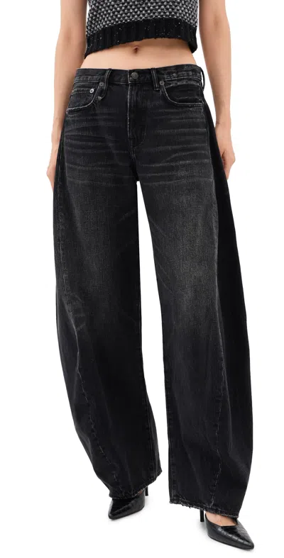 R13 Janine Jeans Brixton Black