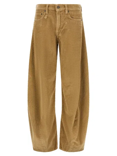 R13 Wide-leg Casual Trousers In Brown