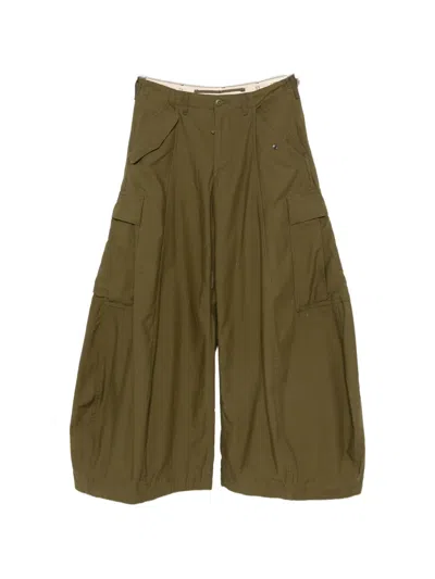 R13 Jean Wide-leg Cargo Pants In Green