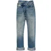 R13 Denim Boyfriend Jeans In Blue