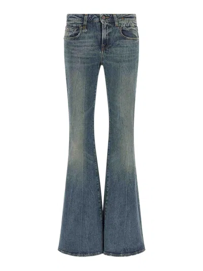 R13 Jeans Acampanados - Azul