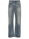 R13 D-arcy Jeans Mit Hohem Bund In Barter Indigo