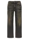 R13 Boy Straight Jeans In Black