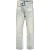 R13 Crossover Mis-rise Tapered Jeans In Blue