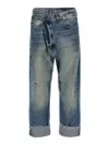 R13 Blue Crossover Jeans