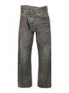 R13 Grey Cross Over Jeans