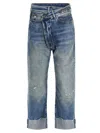 R13 Blue Crossover Jeans