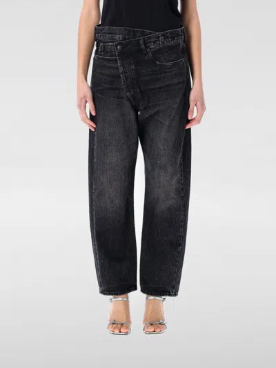 R13 JEANS R13 WOMAN COLOR BLACK,G96079002