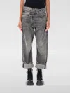 R13 Cross Over Jeans In Black
