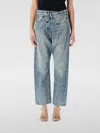 R13 Button Fly Crossover Jeans With Five Pockets