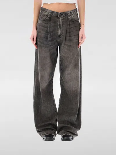 R13 JEANS R13 WOMAN COLOR GREY,G96078020