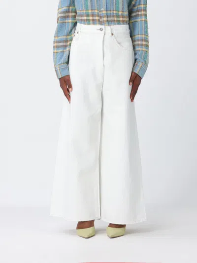 R13 Jeans Woman  In White