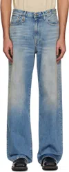R13 Jeans With Belt Loops In Blue