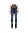 R13 Jeans With Belt Loops In Multicolor