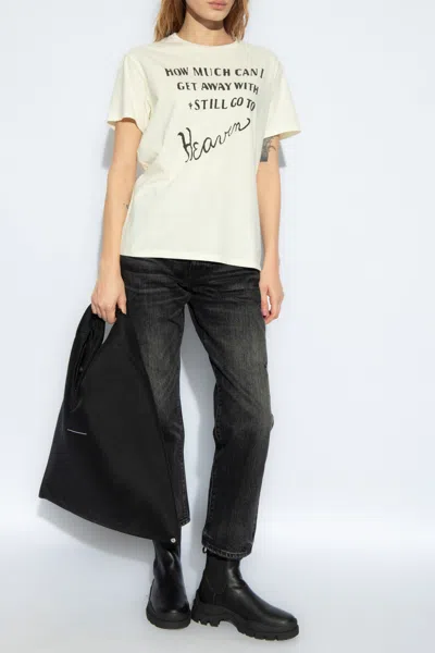 R13 Jeans With Vintage Effect In Black