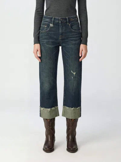 R13 Jeans Woman Color Blue