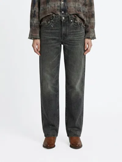 R13 Jeans Woman  In Green