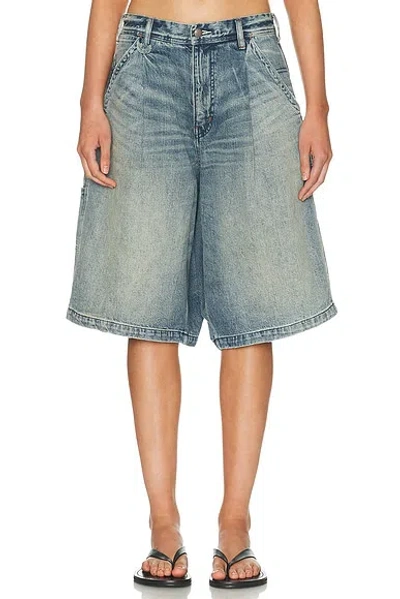 R13 Jesse Carpenter Short In Blue