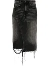 R13 Black Jesse Skirt In Black