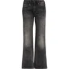 R13 Joan Kick Flare Jeans In Black