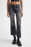 R13 Joan Kick Flare Jeans In Gray