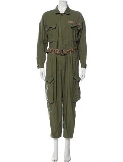 Pre-owned R13 Jumpsuit In Green