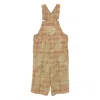 R13 Jumbo Plaid Cotton Jumpsuits In Beige