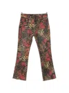 R13 Kick Leopard-print Jeans In Multi