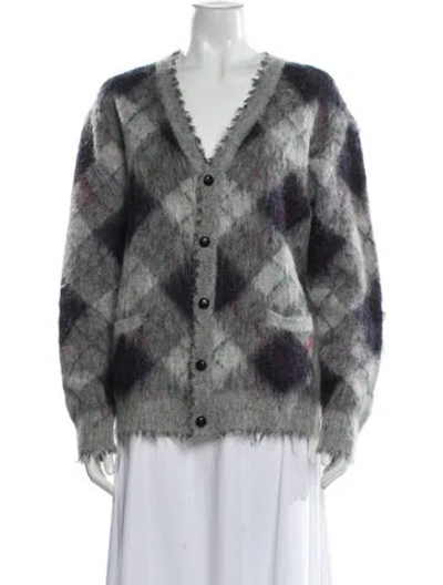 Pre-owned R13 Kid Mohair Printed Sweater In Multi