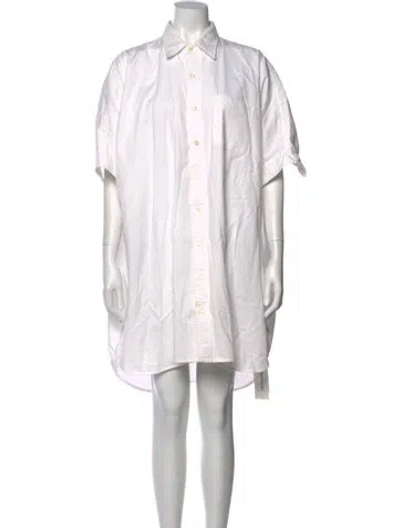 Pre-owned R13 Knee-length Dress In White