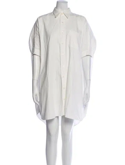 Pre-owned R13 Knee-length Dress In White