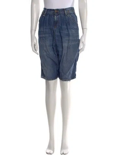 Pre-owned R13 Knee-length Shorts In Blue