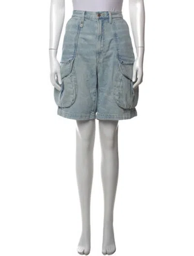 Pre-owned R13 Knee-length Shorts In Blue