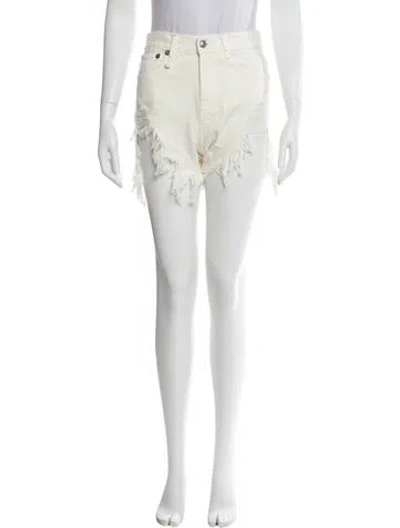Pre-owned R13 Knee-length Shorts In White