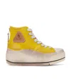 R13 Kurt High Top Sneakers In Nude