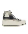 R13 Kurt High Top Sneakers In White