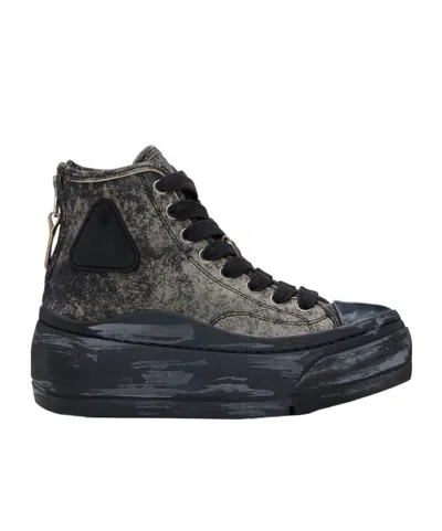 R13 Kurt High-top Sneakers In Gray