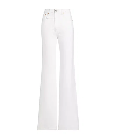 R13 Lace Back Jane Jean In White