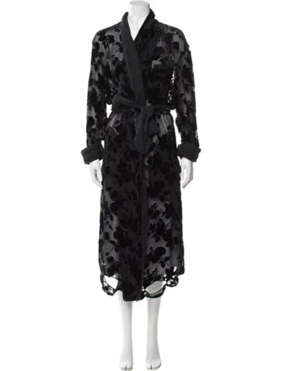 Pre-owned R13 Lace Pattern Jacket In Black