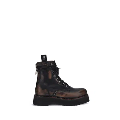 R13 Lace-up Ankle Boots
