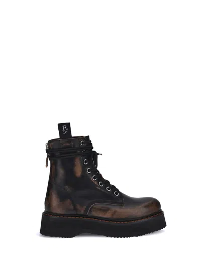 R13 Lace-up Ankle Boots