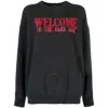 R13 Slogan-print Sweatshirt In Black