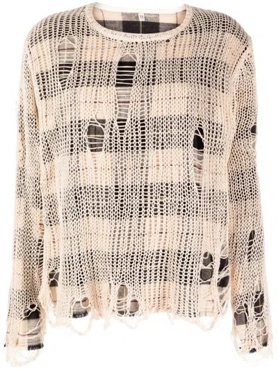 R13 LAYERED COTTON JUMPER