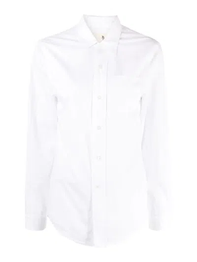 R13 Layered Design Shirt In White