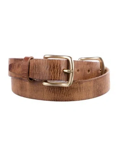 Pre-owned R13 Leather Belt In Neutral