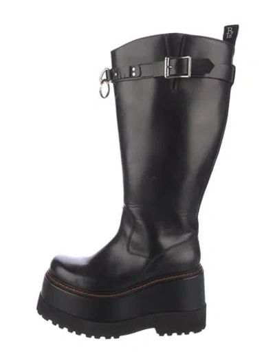 Pre-owned R13 Leather Boots In Black